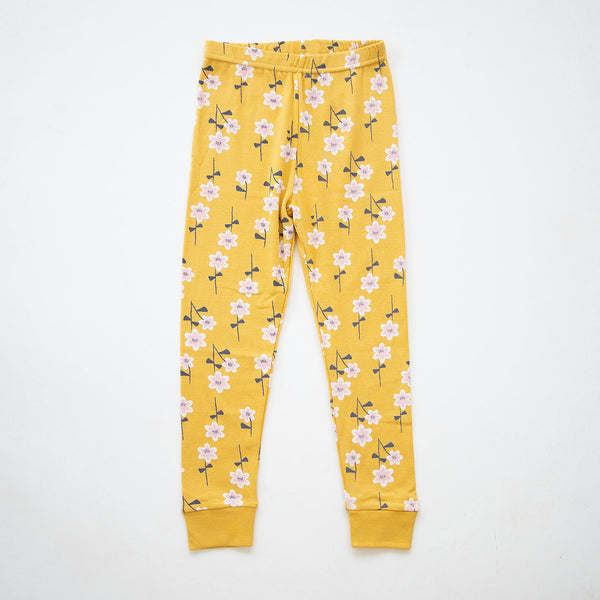 Yellow Floral Pajamas