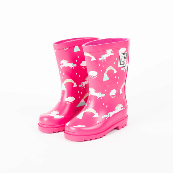 Unicorn Pink Rain Boot